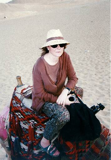 Kathy on Camel